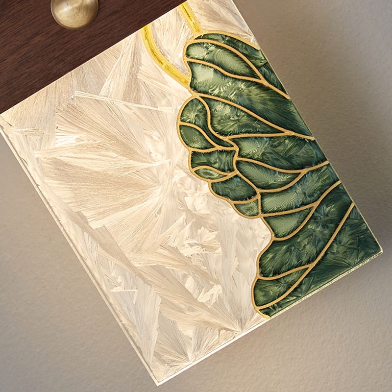 1-Light Wooden Wall Sconce Modern Simple Wall Mount Lamp with Acrylic Shade for Bedroom