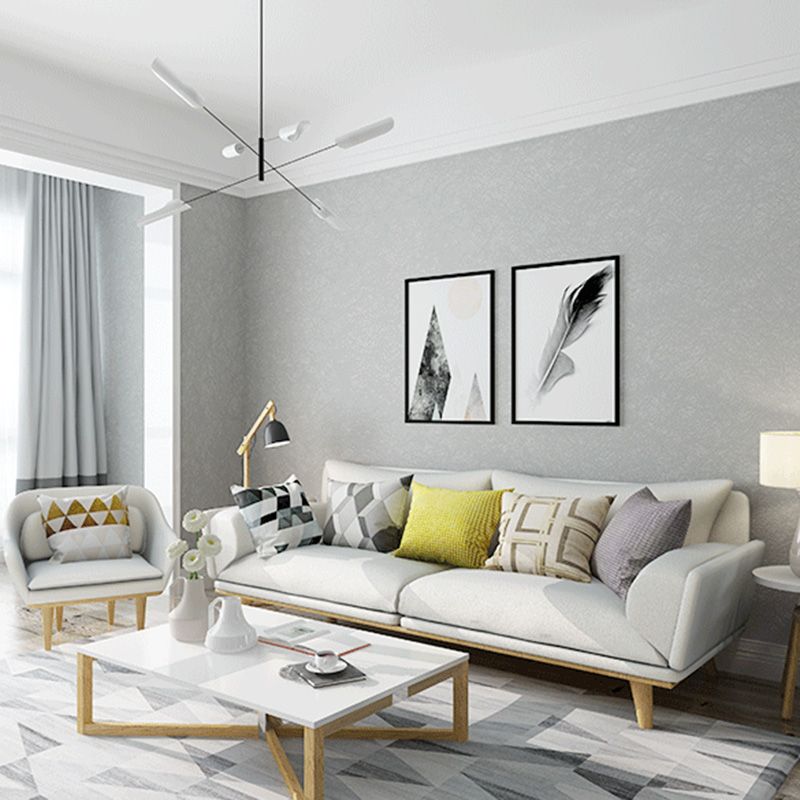 Distressed Design Wall Covering for Living Room Contemporary Wallpaper, 33-foot x 20.5-inch