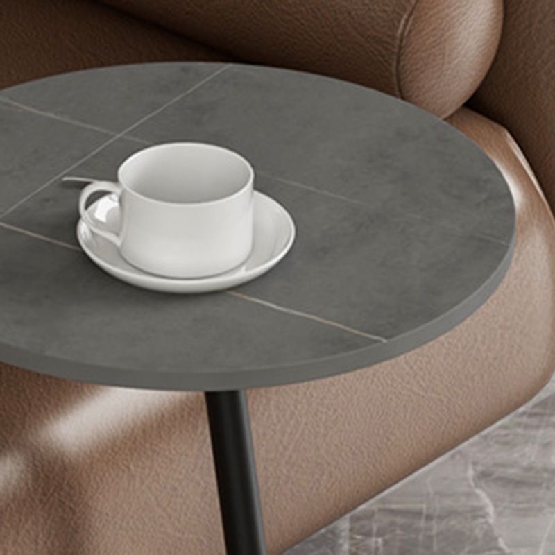 Pedestal Round End Table Minimalist Side End Table for Living Room
