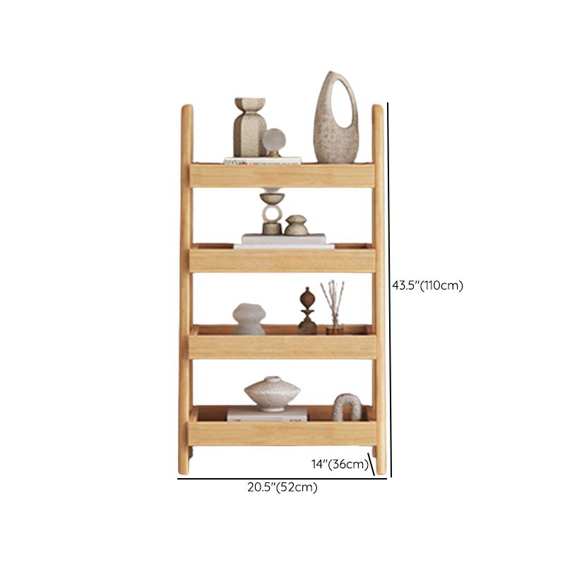 Contemporary Wood Bookshelf Standard Shelves Included Bookcase