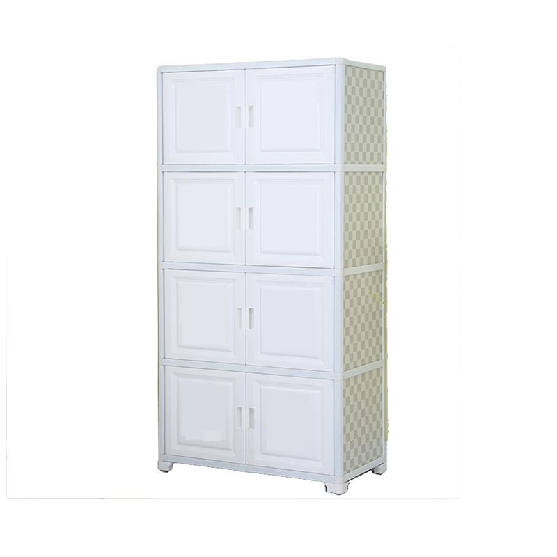 Contemporary 61.02'"Tall 4- Door Cabinet, Rectangle Accent Cabinet