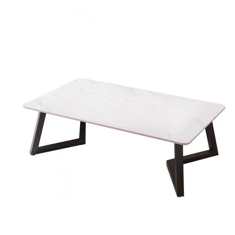 Single Slate Rectangle Coffee Table Modern Minimalist Coffee Table