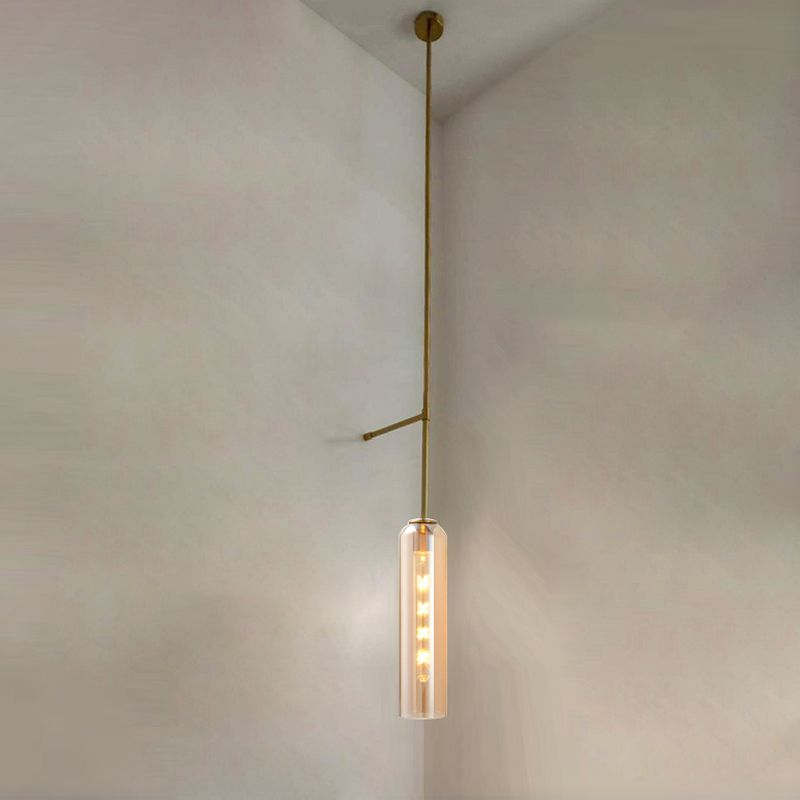 Moderne Wandhalterung Licht 1 Licht Wandleuchte mit Glasschatten für Schlafzimmer