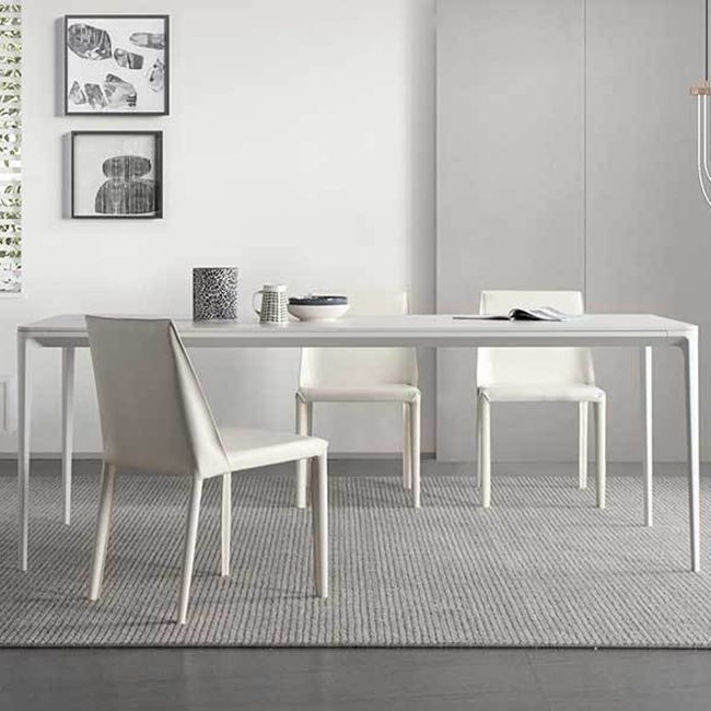 Designer Style Sintered Stone Top Dining Set Rectangle 1/2/4/5/6/7 Pieces Dining Table Set