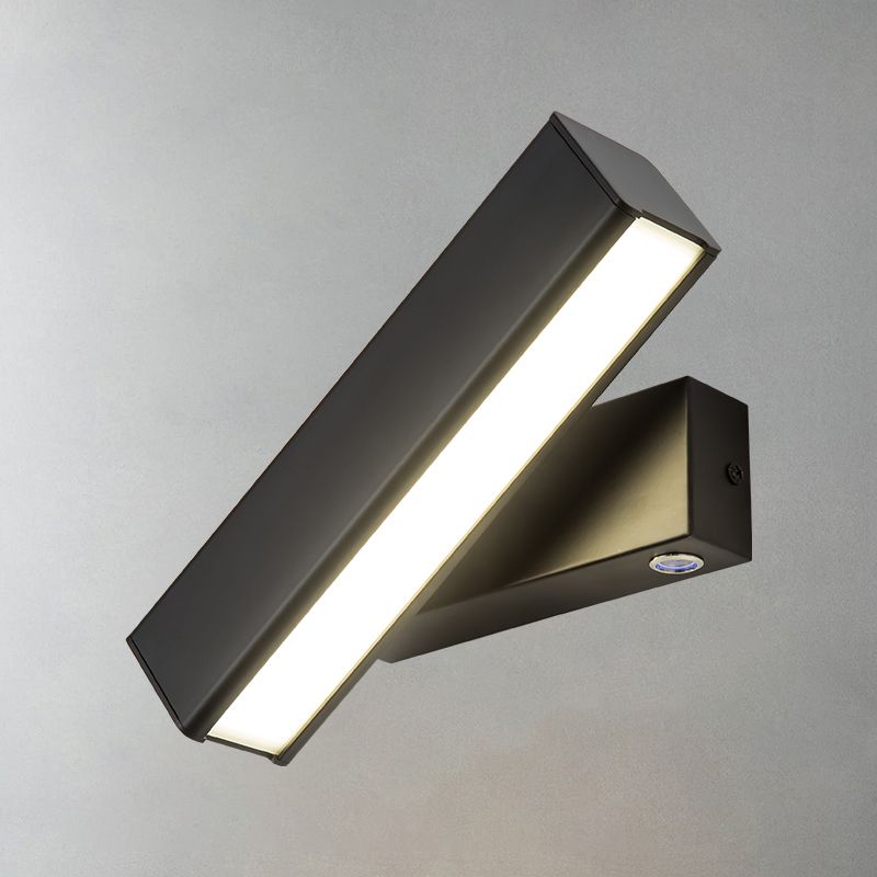 Square Shape Metal Wall Light Modern 1-Light Wall Mounted Light Fixture