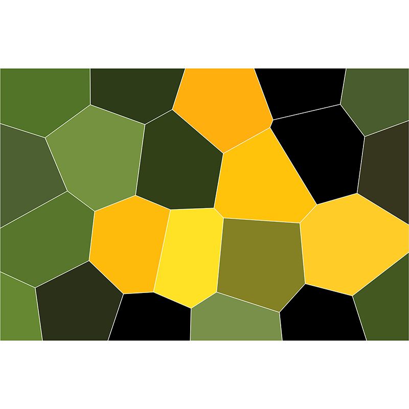 Mosaic Geometry Murals for Living Room Bedroom Dining Room, Waterproofing