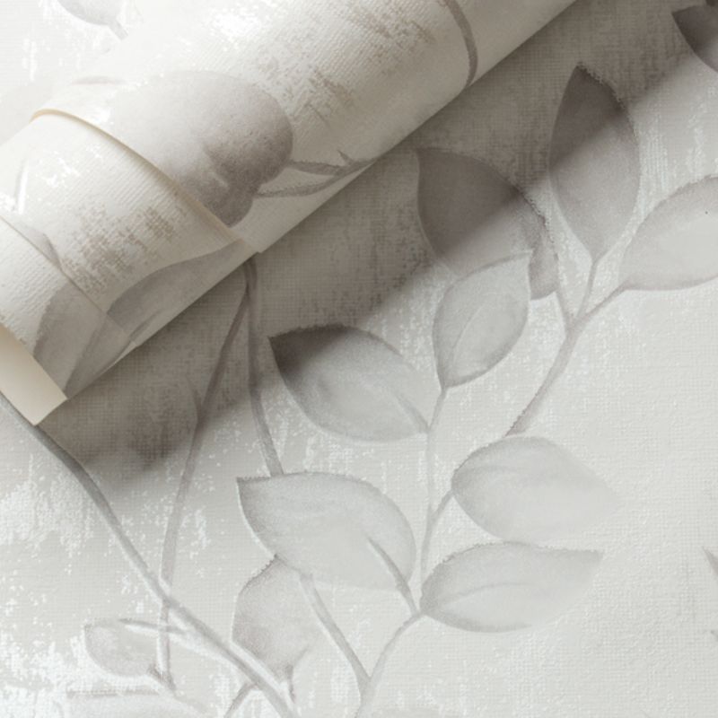 Pastel Color Rustic Wallpaper Roll 57.1-sq ft Foliage Patterned Wall Art for Bedroom