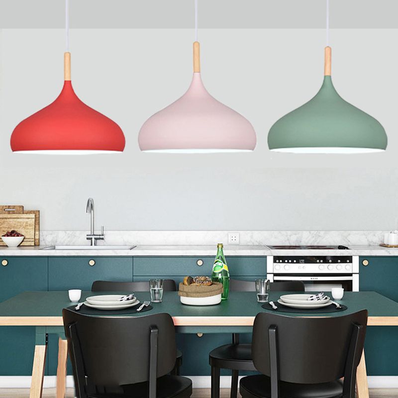 Metal Bowl Pendant Ceiling Light Simplicity Pendant Light Fixture for Dinning Room