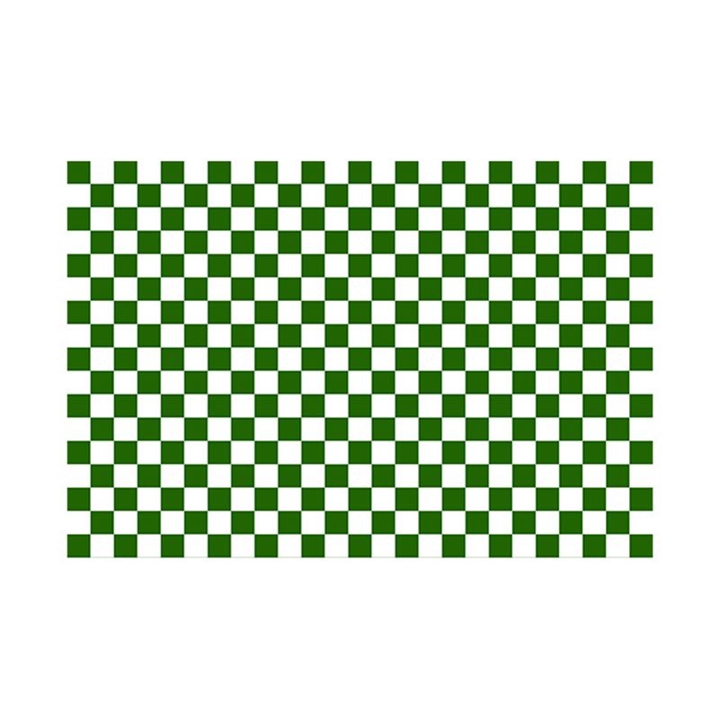 Simplicity Home Decoration Rug Checkered Print Area Carpet Polyester Pet Friendly Indoor Carpet