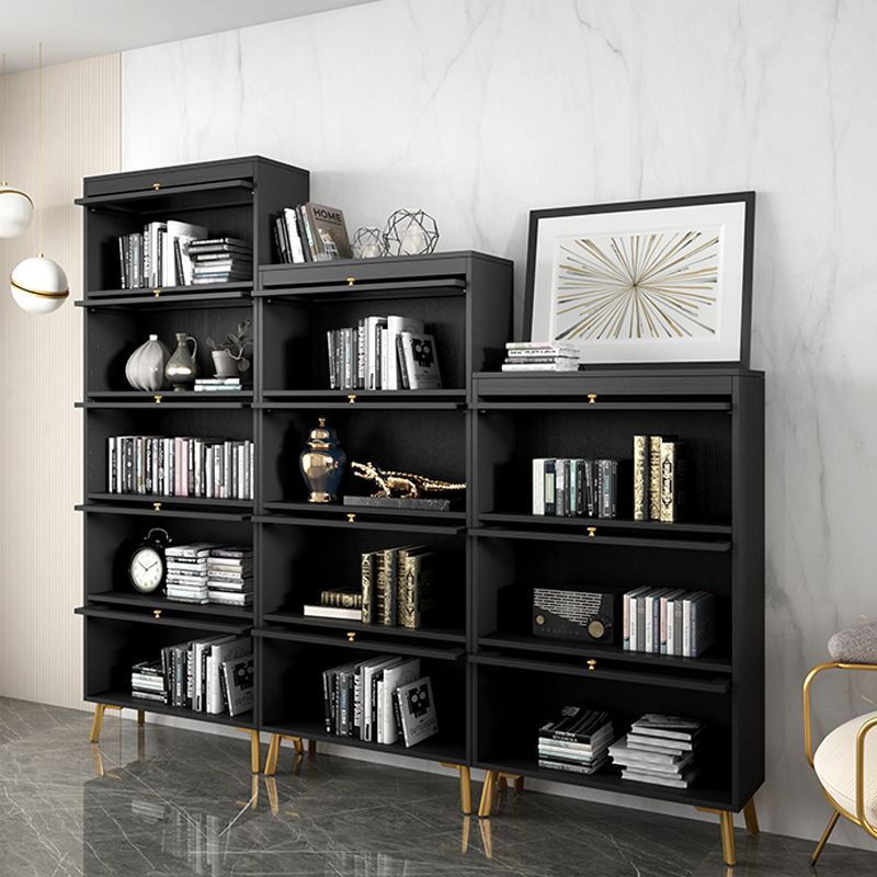 Engineered Wood Barrister Bookcase Doors Included Bookcase for Home Office