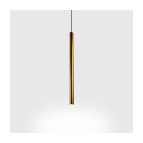 Silber/rot/blaues Metall schlanker Deckenleuchte Nordisch Einfacher Stallsuspension Anhänger Licht in warm/weiß, 12 "/19.5"/23,5 "hoch