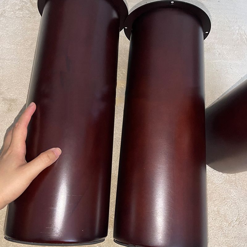 16"H Contemporary Coffee Table White 3 Legs Coffee Cocktail Table