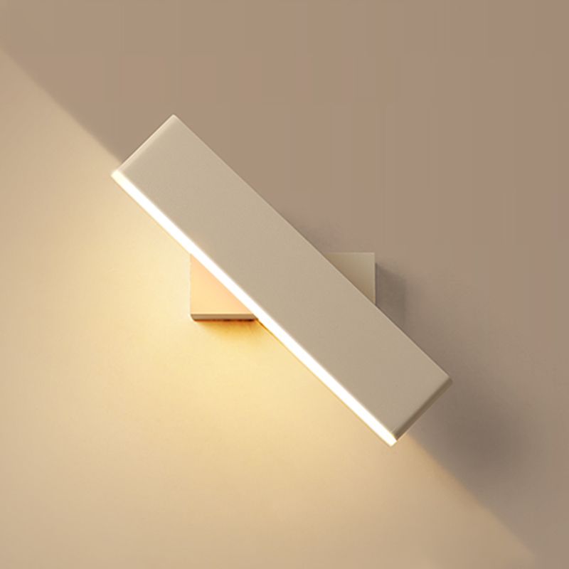 Square Shape Metal Wall Light Modern Style 1 Light Wall Lighting Fixtures
