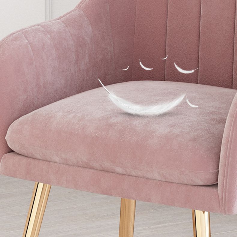 Silla de comedor tapizada escandinava con respaldo sólido, silla individual para el hogar