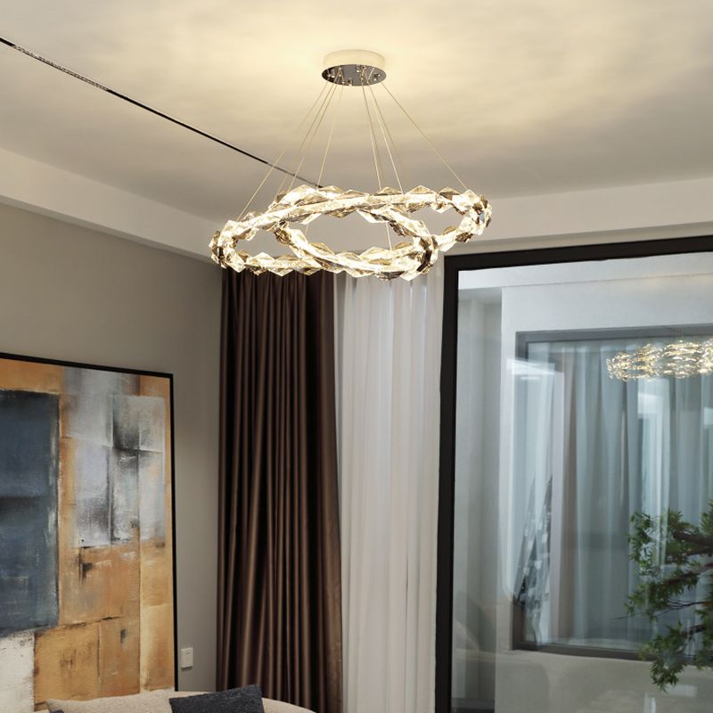 Chandeliers modernes pour la salle à manger Circular Chandelier suspendu plafonniers