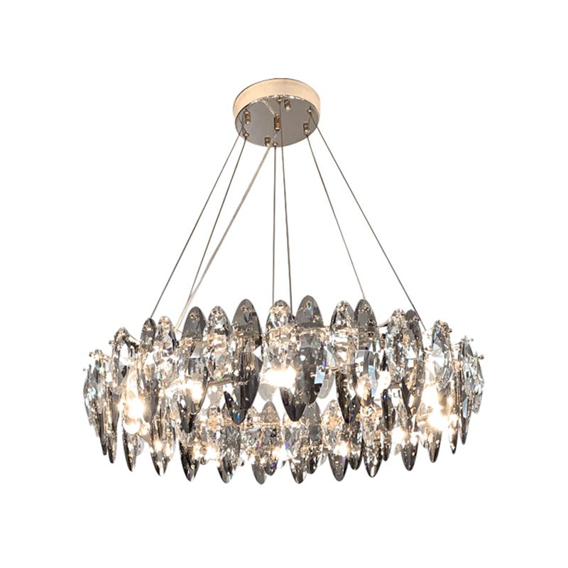 Modern Style Chandelier Fixture Simple Crystal Chandelier Lamp for Bedroom