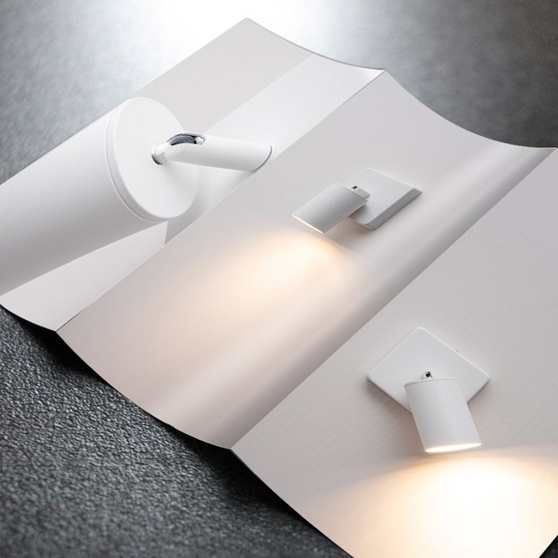 Modern Simple Aluminum Wall Light Cylinder Shape Wall Lamp for Living Room