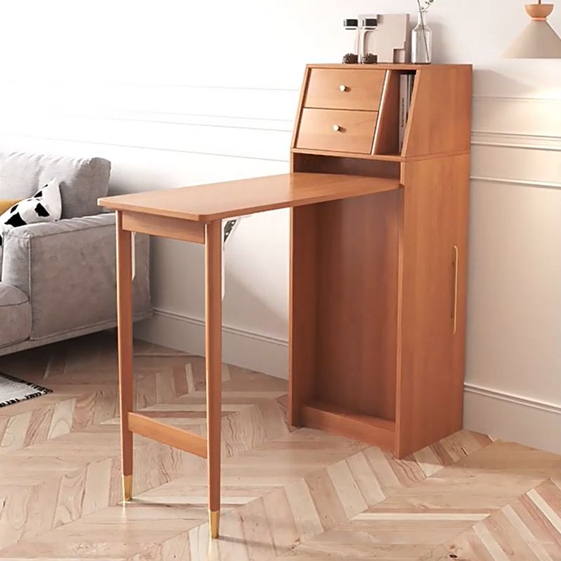 1/2/3 Pieces Table and Stool Set Wood Rectangular Pub Dining Set