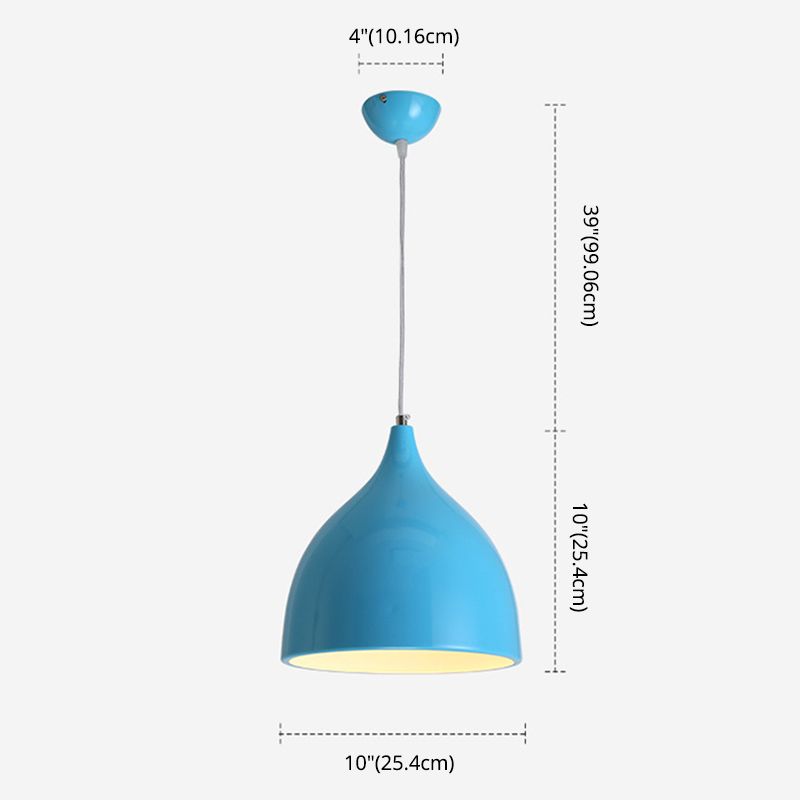 Nordic Creative Nut Shaped Hanging Lamp Aluminum 1 Head Dining Room Suspension Light