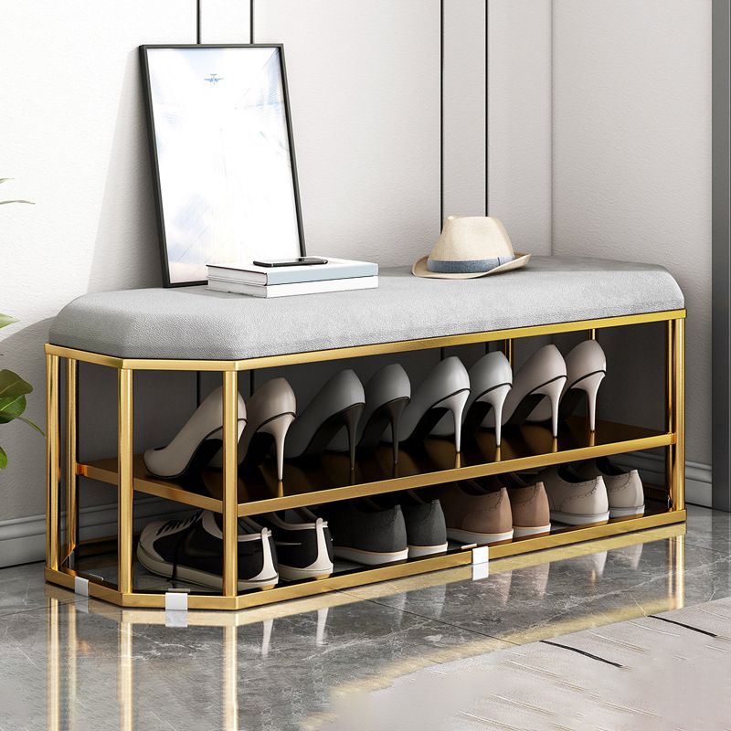 Velvet Specialty Storage Ottomans Standard Plain Glam Style Fade Resistant Ottoman