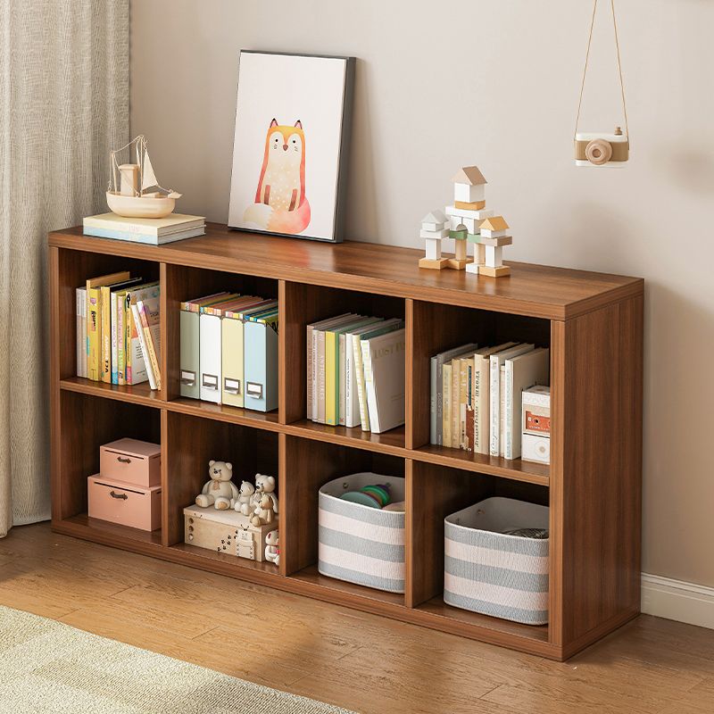 11.81" Wide Contemporary Wooden Bookshelf Cube Shelf Bookcase