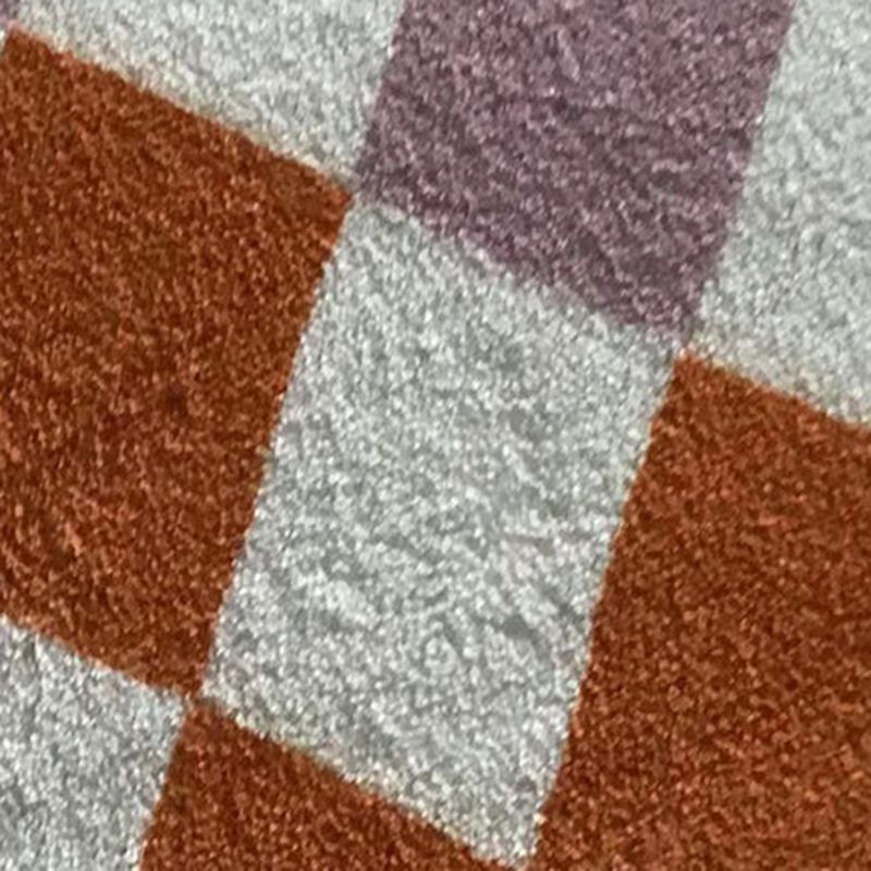 Moderner Schachbrett Teppich Polyester Teppich nicht rutschfestes Hintergrund Teppich für Wohnzimmer