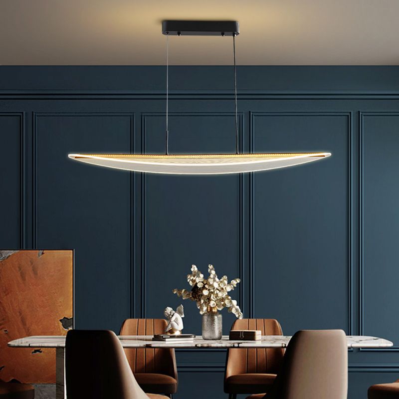 Minimalismo accesorios de iluminación colgante de acrílico para comedor para comedor