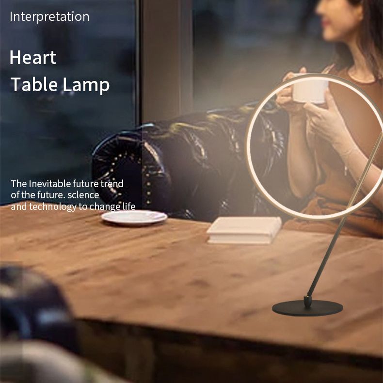 Modern Minimalist Style Round Strip LED LAMPAGGIO LAMPAGGIO METALE LIGHT per camera da letto