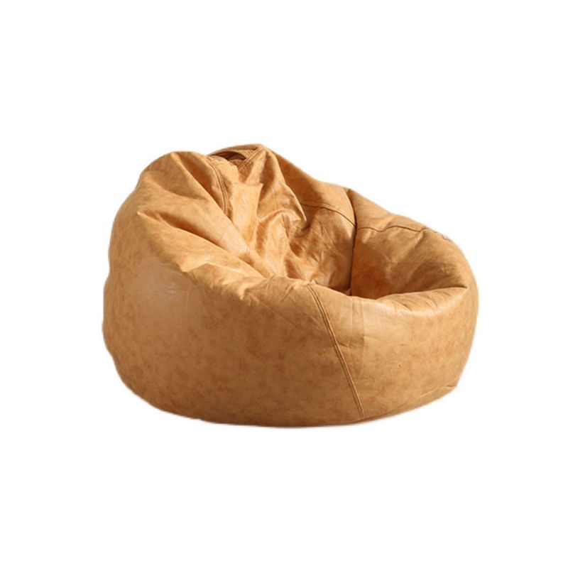 Bonded Leather Parsons Chair Armless Modern Chair for Living Room