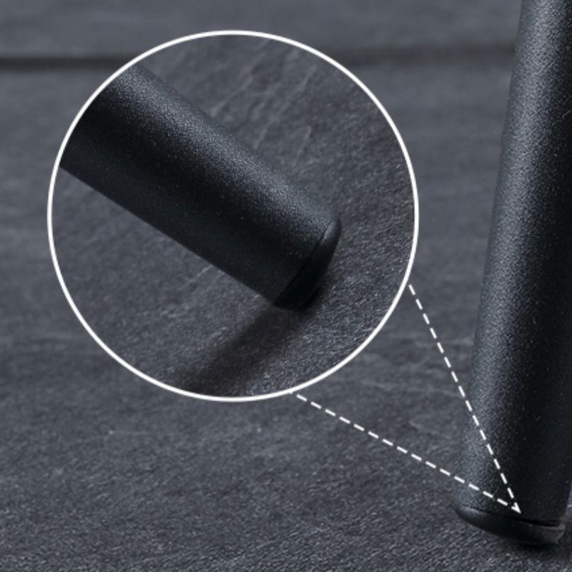 Upholstered Armless Dining Chairs Industrial Metal Legs Side Chair