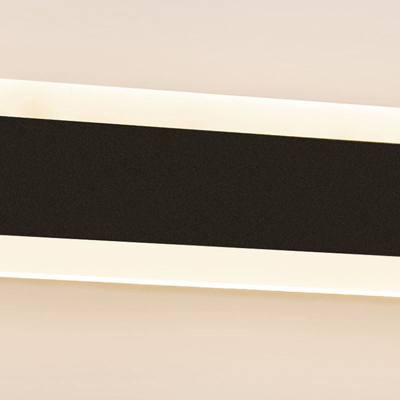 1 Light Metal Wall Light Modern Simple Style Linear Shape Wall Mounted Light Fixture