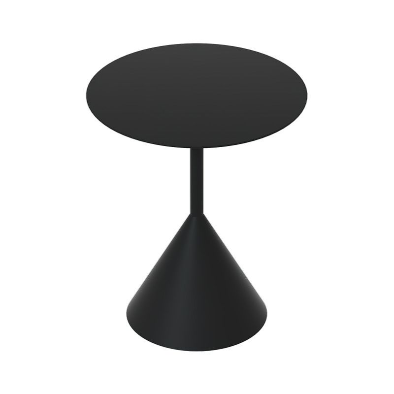 Pedestal Cocktail Table Set Mid-Century Metal Round Coffee Table