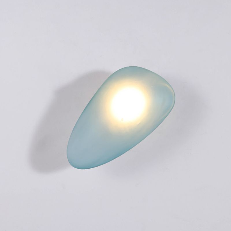 Modern Style Geometric Wall Sconce Lights Glass 1 Light Wall Mount Lighting
