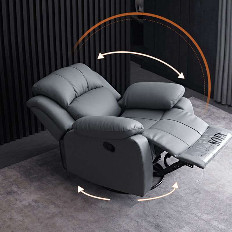Genuine Leather Home Theater Recliner Modern Recliner for Living Room