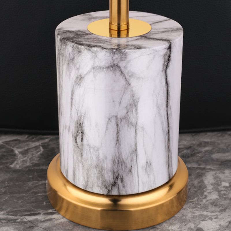 Lámpara de mesa de metal de 1 luces posmoderna con luz de mesa de control táctil