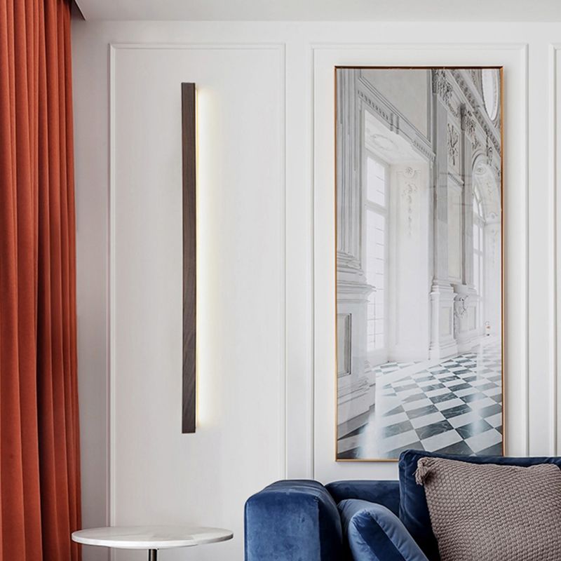 Living Room Wall Sconce Modern Wood Led Simple Wall Mounted Light Fixture