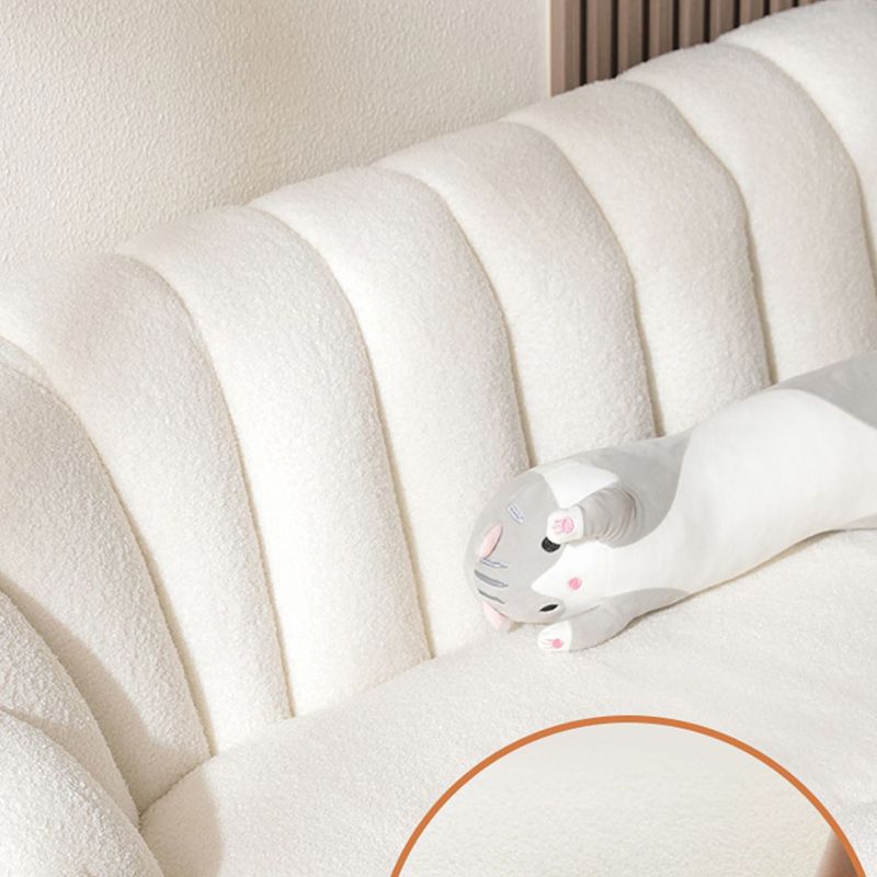 Contemporary Sofa with Swen Pillow Back 39.37" Wide for Living Room