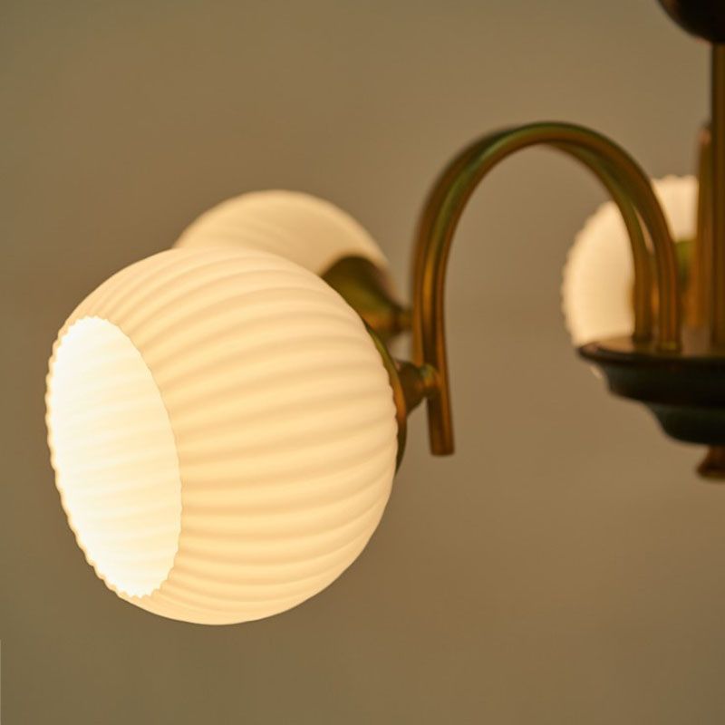 Luz de colgante de techo de lámpara geométrica Luces de lámpara de lámpara múltiple de estilo de metal moderno