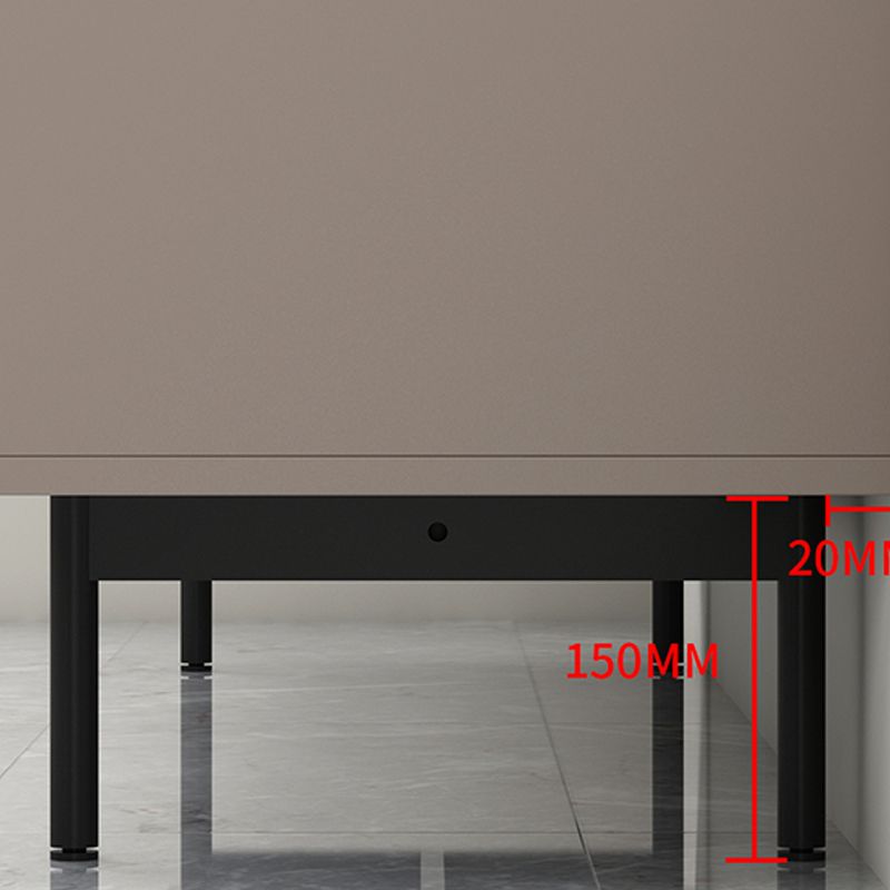 Wooden Rectangle Sideboard Modern Home Sideboard Cabinet with Drawers and Door