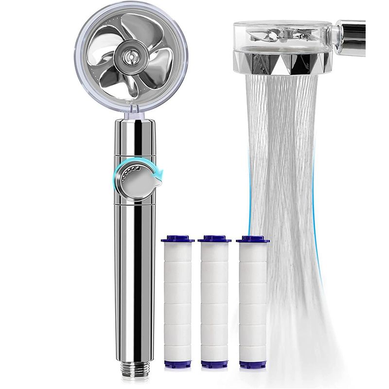 Handheld Shower Head Adjustable Water Flow Wall-Mount Hand Shower