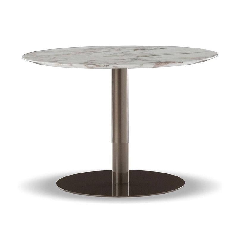 Industrial Stone Top Dining Table Set with Metal Base 1/7 Pieces Dining Set for Outdoor