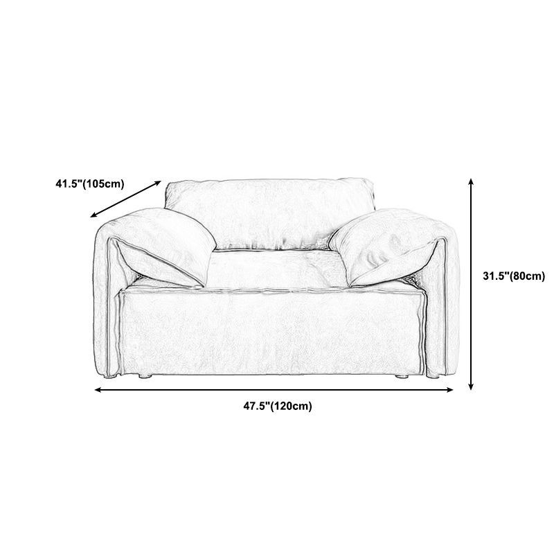 Coussin de remplissage en bas salon standard vert contemporain siège