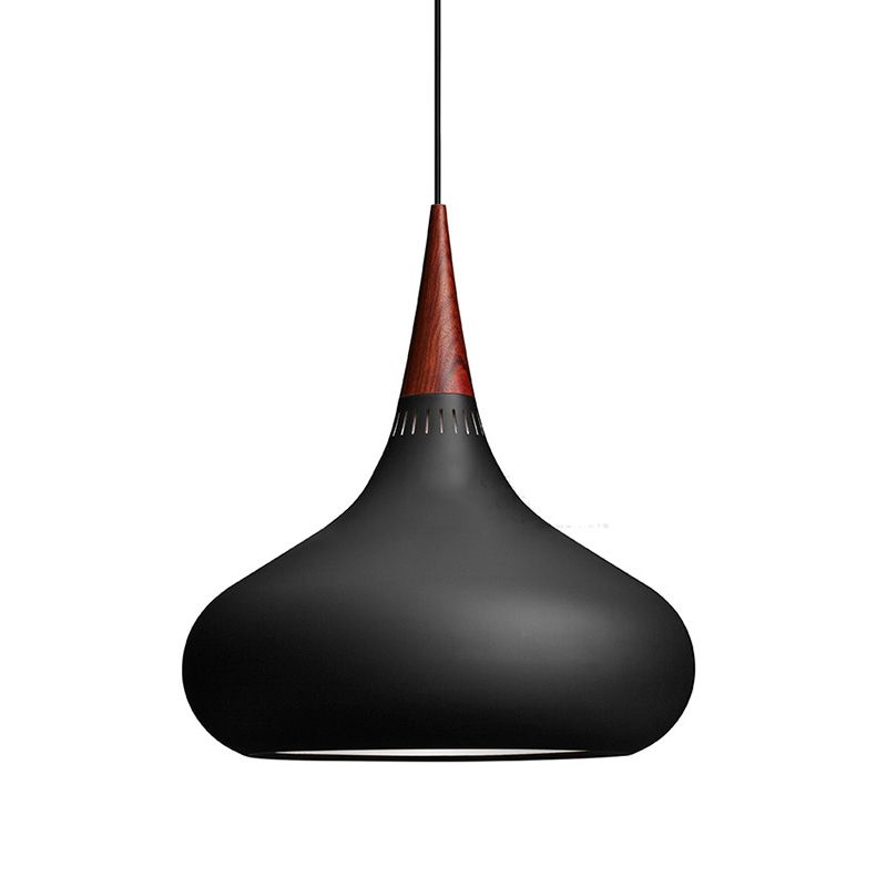 Teardrop Down Lighting Pendant Modern Style Metal Hanging Pendant Light for Dinning Room