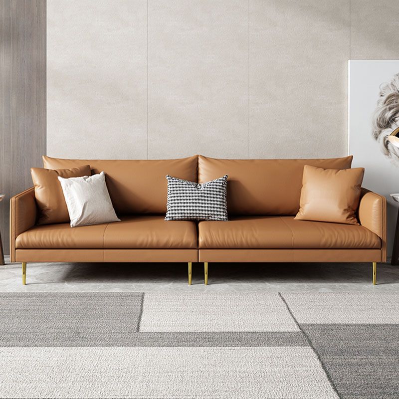 Stain Resistant Stationary 3-seater Square Arm Standard Cushions Sofa