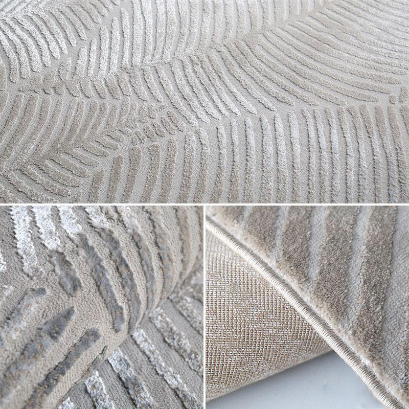 Modern Living Room Rug Multi Color Geometric Printed Indoor Rug Polyster Non-Slip Pet Friendly Area Carpet