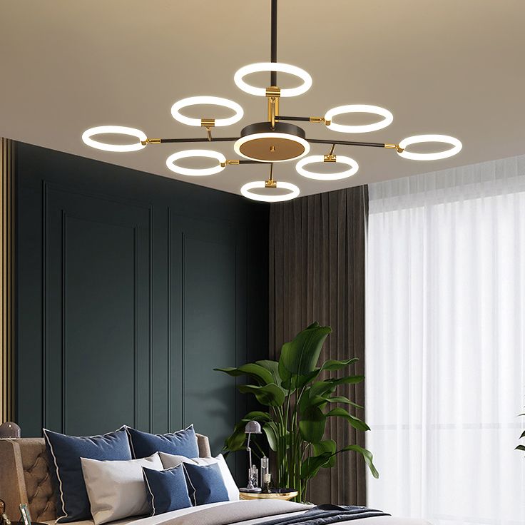 Contemporary Geometry Shape Pendant Chandeliers Metal Chandelier Lighting Fixtures