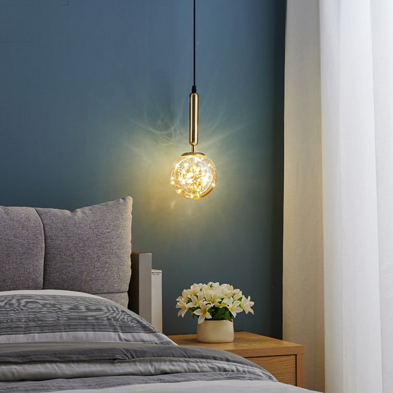 Lampada a sospensione a pendente stellare in stile Nordic Glass LED LAMPAGGIO LAMPAGGIO IN GOLD