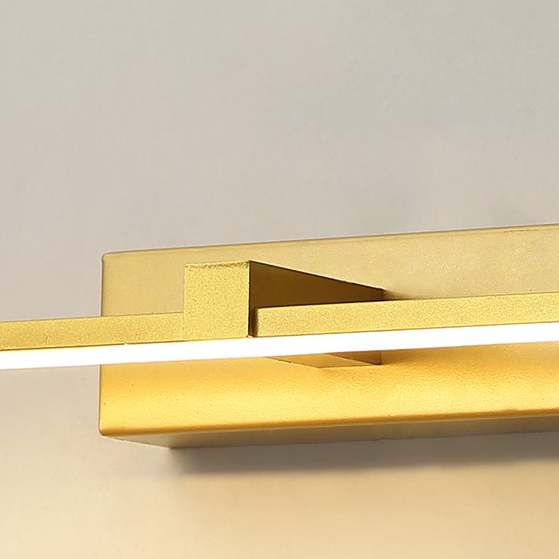 Modern Light Luce Luxury Style Linear Light Montate Vanity Lights Wall Sconce Lighting in Gold Finish