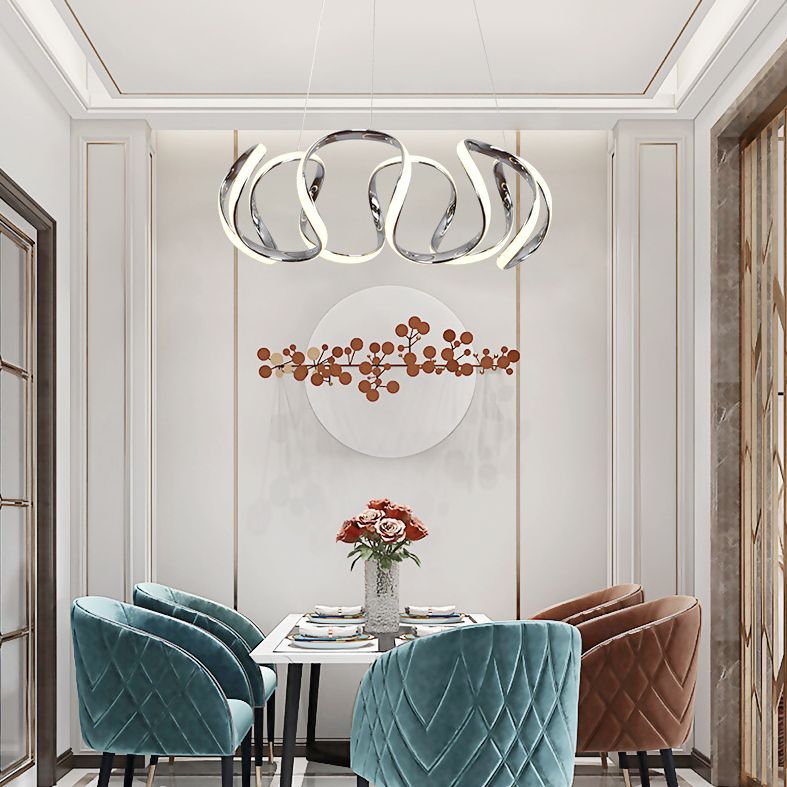 Accendere la lampada appesa alla lampadina a LED moderna Led Illuminazione per sala da pranzo