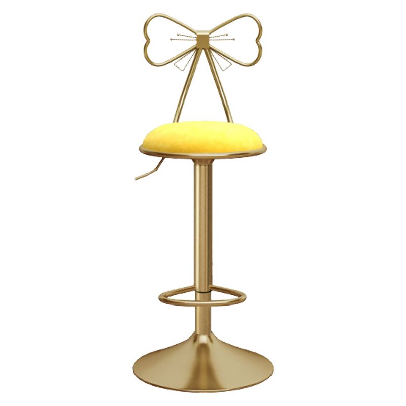 Upholstered Bar Stools Adjustable Height Scandinavian Counter-height Stool